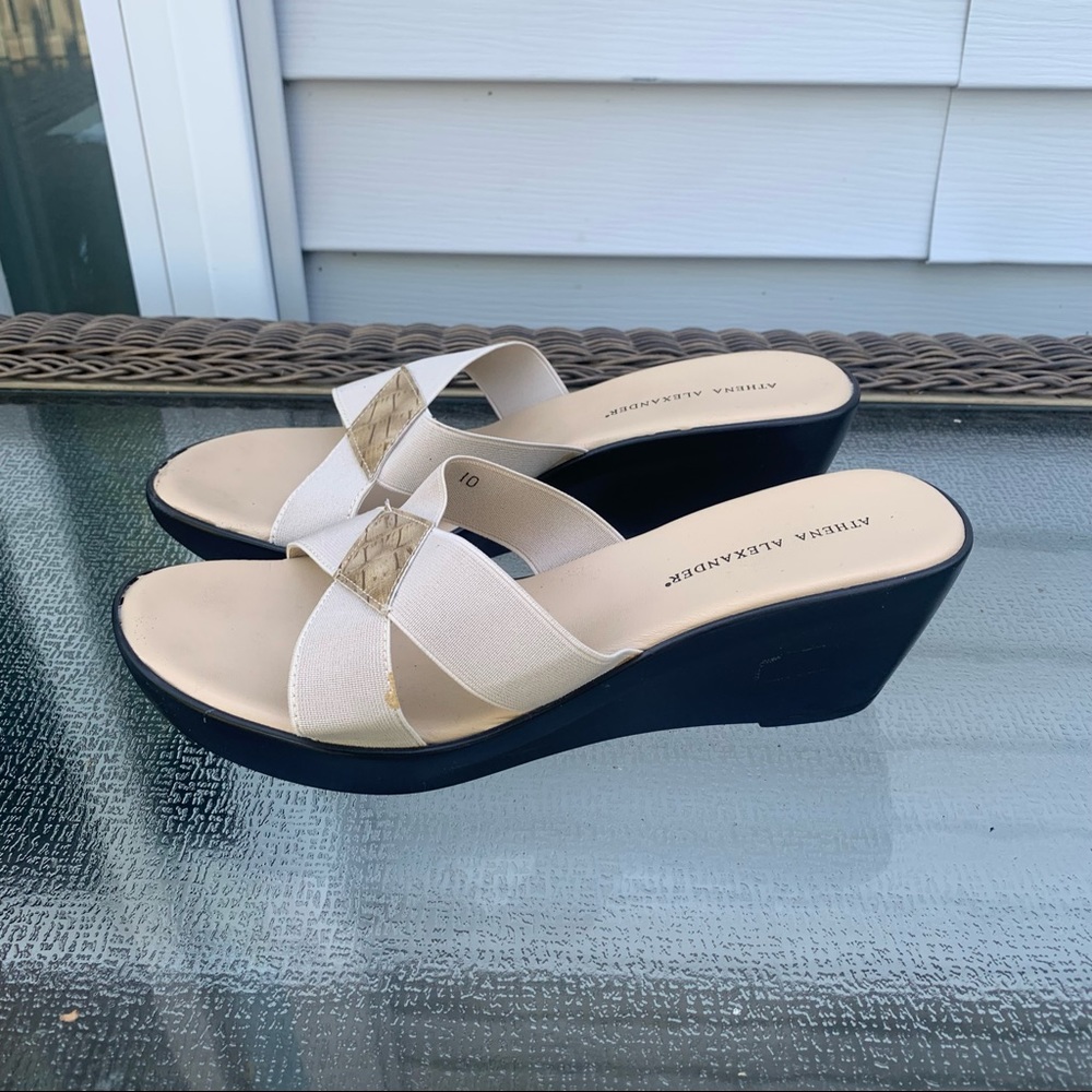 Athena Alexander Wedge Sandals. Women’s 10. - Picture 5 of 10